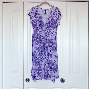 Seraphine lavender blossom knot maternity dress size 4